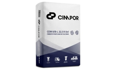 Cimento Branco saco 25 Kg.