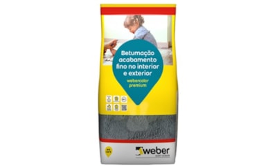 WEBER.COLOR PREMIUM CINZA PEROLA 5 Kg.- Grupo A